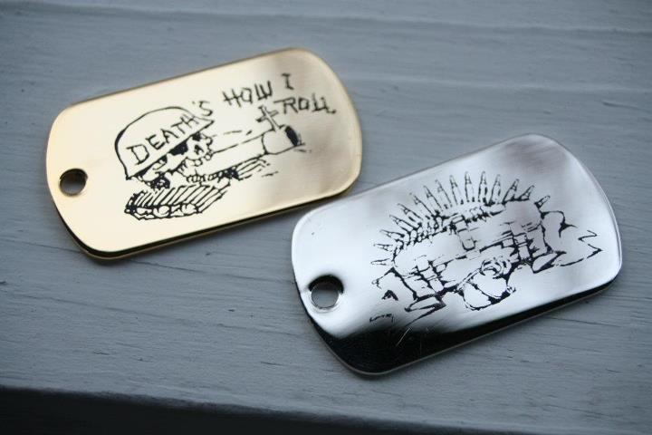 dog tags tick tock computers web and graphic design